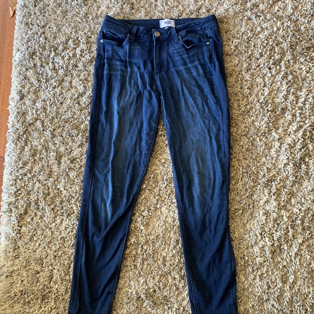 PAIGE Denim Dark Wash Skinny Jeans Size 30